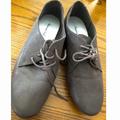 American Eagle Outfitters Shoes | American Eagle Gray Snakeskin Style Oxford Shoes Size 8 | Color: Gray | Size: 8