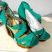 Jessica Simpson Shoes | Jessica Simpson Heels Worn Once, No Scratch Or Scuff. No Box. | Color: Green | Size: 9