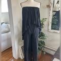 Free People Pants & Jumpsuits | Black Free People Beach Making Waves Jumpsuit | Color: Black | Size: Xs