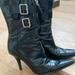 Michael Kors Shoes | Michael Kors Black Leather Zipper Buckle Boots Women's Size 8 Made In Italy | Color: Black | Size: 8