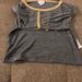 Lularoe Tops | Lularoe | Tops | Lularoe Ringer Tee Crop Top Tshirt | Gray | Xs | Nwt | | Color: Gray | Size: Xs