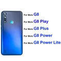 Coque arrière pour Motorola Moto pour modèles G8 G8 Play G8 Plus G8 Power Lite