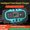 Chargeur de batterie de voiture pour réparation d'impulsions 2 modes entièrement automatique