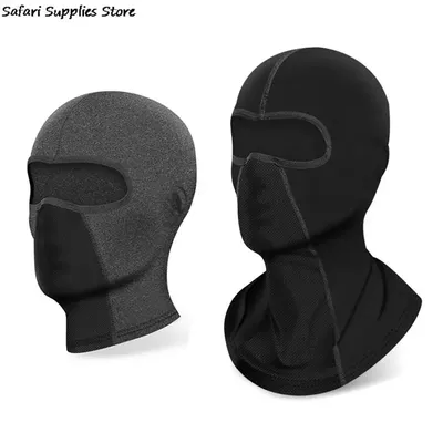 Cagoule de moto coupe-vent respirante couverture complète du visage casque anti-UV plus chaud