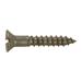 Brownells Unplated Steel Flat Head Wood Screw Kit - 8x1" Steel Flat Head Wood Screws Blued 12 Pack