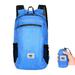 Men s and Women s Foldable Waterproof Backpack 20L Portable Laptop Bag Ultra-light for Travel and Hiking(Blue)