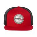 Nike Accessories | At4 3d Topo Wool Blend Flat Bill Trucker Hat- Red/ Black | Color: Black | Size: Os