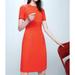 J. Crew Dresses | J. Crew Women’s Suiting Dress, Spiced Orange, Size 6 | Color: Orange/Red | Size: 6