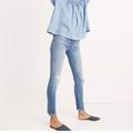 Madewell Jeans | Madewell Jeans Womens 24 Blue Denim 9" High Rise Skinny Distressed J6523 | Color: Blue | Size: 24