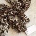 Anthropologie Accessories | Anthropologie Bow Scrunchie Scarf | Color: Black/Brown | Size: Os