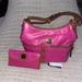 Dooney & Bourke Bags | Dooney & Bourke Dillen Leather Hobo Shoulder Bag And Wallet | Color: Pink | Size: Os