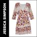 Jessica Simpson Dresses | Jessica Simpson Dress Size 4 Women Long Sleeve Floral Shift | Color: Red | Size: 4