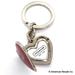 Coach Accessories | Coach Vintage Red Enamel Heart Locket Purse Charm Keychain # 1657 Nwot | Color: Red/Silver | Size: Os