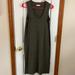 Madewell Dresses | Madewell Sleeveless, Scoop Neck Knit Dress - Size Xs. Olive Green. | Color: Green | Size: Xs