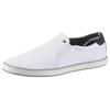 Slip-On Sneaker TOMMY HILFIGER "ICONIC SLIP ON SNEAKER", Herren, Gr. 48, weiß, Textil, sportlich, Schuhe, Slipper, Freizeitschuh, Halbschuh mit seitlichen Stretcheinsätzen