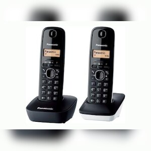 Panasonic KX-TG1612 DECT-Telefon Anrufer-Identifikation Schwarz