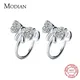 Modian – boucles d'oreilles à nœud papillon en argent Sterling 925 pour femmes bijoux fins de luxe