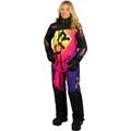 FXR CX Lite 2023 Ladies One Piece Snowmobile Suit, black-multicolored, Size 12 for Women