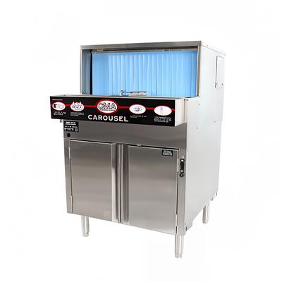CMA Dishmachines GW-100 Energy Mizer Low Temp Rotary Undercounter Glass Washer w/ 1000 Glasses/hr Capacity, 120v, Stainless Steel