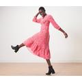 Tchibo - Maxikleid mit Print - Damen - Gr. 46 - pink