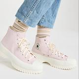 Converse Shoes | Converse Women Pink Chuck Taylor All Star Lugged 2.0 High Top Sneakers 7 Us 0350 | Color: Pink | Size: 7