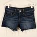 American Eagle Outfitters Shorts | American Eagle Women's Super Stretch Denim Jean Shorts Frayed Hem Size 2 (28") | Color: Blue | Size: 2