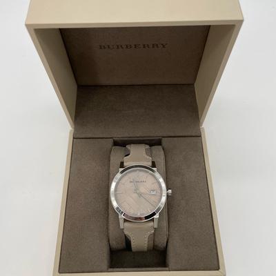 Burberry Accessories | Burberry Check Unisex Watch Bu9021 | Color: Tan | Size: Os