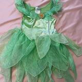 Disney Costumes | Disney Tinkerbell Costume - Size 4t | Color: Green | Size: 4t