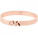 Michael Kors Jewelry | Michael Kors Rose Gold Tone Bangle Bracelet Crystal | Color: Gold | Size: Os