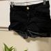 American Eagle Outfitters Shorts | Aeo High Rise Sateen Super Stretch Shortie Shorts | Color: Black | Size: 4