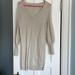 Madewell Dresses | Cream Madewell Sweater Dress | Color: Cream/Tan | Size: Xs