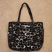 Coach Bags | Coach Shoulder Bag, Black-Silver & Grey Accents, Patent Lthr Straps, Gently Used | Color: Black/Silver | Size: Os