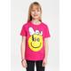 T-Shirt LOGOSHIRT "Peanuts - Snoopy Smiley" Gr. 170, rosa Mädchen Shirts T-Shirts