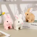 Jouet de lapin en peluche électronique pour enfants oreilles de lapin robot animal de compagnie