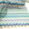 Will Lace Ricking Zig Zag Wave Dentelle rayée Crochet Mesh Fabric DIY Fashion grill 150cm