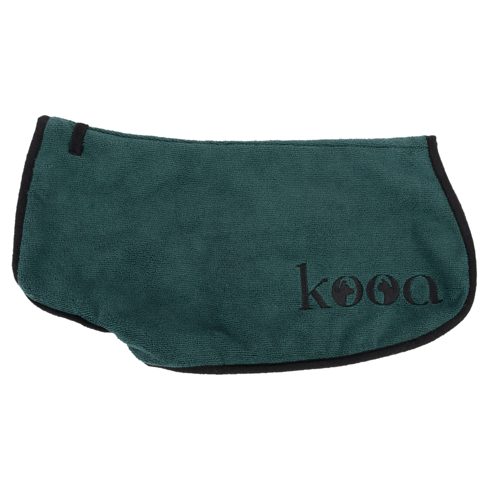 Peignoir en microfibre kooa Deluxe pour chien - taille XL : longueur du dos : 69 cm environ