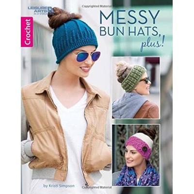 Messy Bun Hats Plus Crochet Leisure Arts