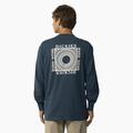 Dickies Men's Oatfield Long Sleeve T-Shirt - Airforce Blue Size S (WLR34)