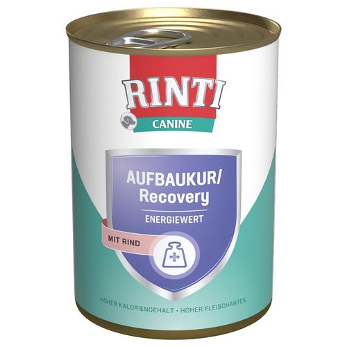 24x400g RINTI Canine Aufbaukur mit Rind Hundefutter nass