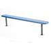 Arlmont & Co. Myran Plastic Park Outdoor Bench Plastic in Blue | 30.5 H x 72 W x 25.5 D in | Wayfair 678AAA4B980248C682CE52A0C6E9204A