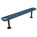 Arlmont & Co. Myran Plastic Park Outdoor Bench Plastic in Blue | 30.5 H x 72 W x 25.5 D in | Wayfair 8A524B9826CD459689AC8387227AA986