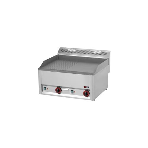 Gastro Elektro-Doppel-Griddleplatte Grill Grillplatte Bratplatte 660x600x290 mm