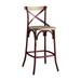 Bar Chair (1Pc) by Acme in Antique Red Oak