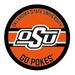 Oklahoma State Cowboys 15" Round LED Lit Wall Sign