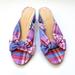 J. Crew Shoes | Jcrew Plaid Leather And Fabric Sandals | Color: Pink/Purple | Size: 5