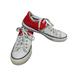 Converse Shoes | Converse All Star Low Sneakers White Red Canvas Lace Up Casual Shoes Us 8 | Color: Red/White | Size: 8
