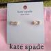 Kate Spade Jewelry | Kate Spade(Ready Set Bow)Absolutely Gorgeous Sexy Rose Gold&Clear Earrings | Color: Gold | Size: Ask Me