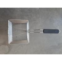 Chefgastro Korb für Base 700 Elektro Friteuse HxBxT 18,5x28x25cm, Fritteusenkorb Edelstahl