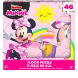 Disney Toys | Disney Minnie Mouse Floor Puzzle | Color: Pink/Yellow | Size: Osg