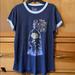 Disney Tops | Disney Beauty And The Beast Nwot Live Action Ringer Tee Size Medium | Color: Blue/Gold | Size: Mj